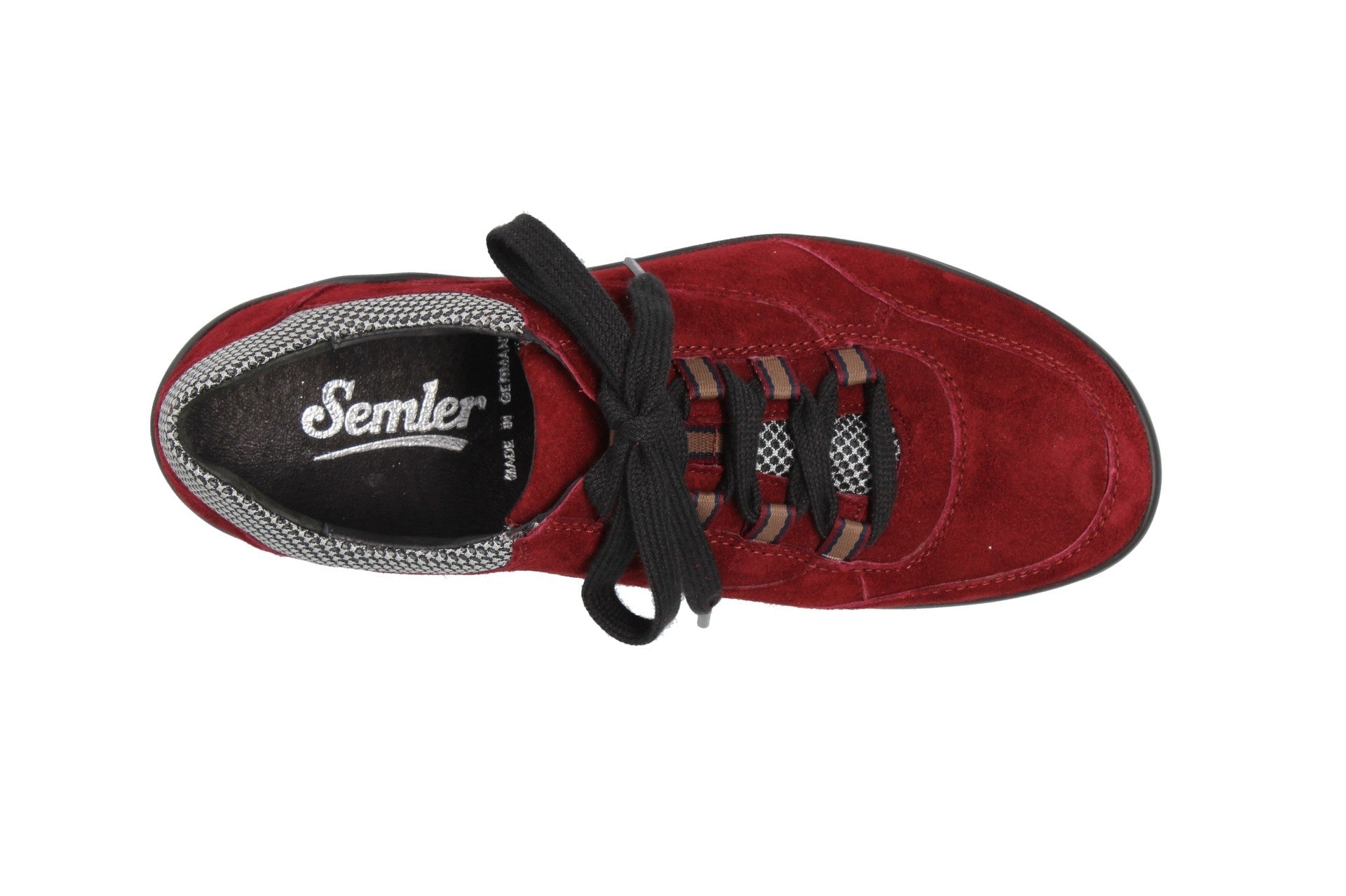 Wanda – chianti/grey – lace-up shoes – W1015