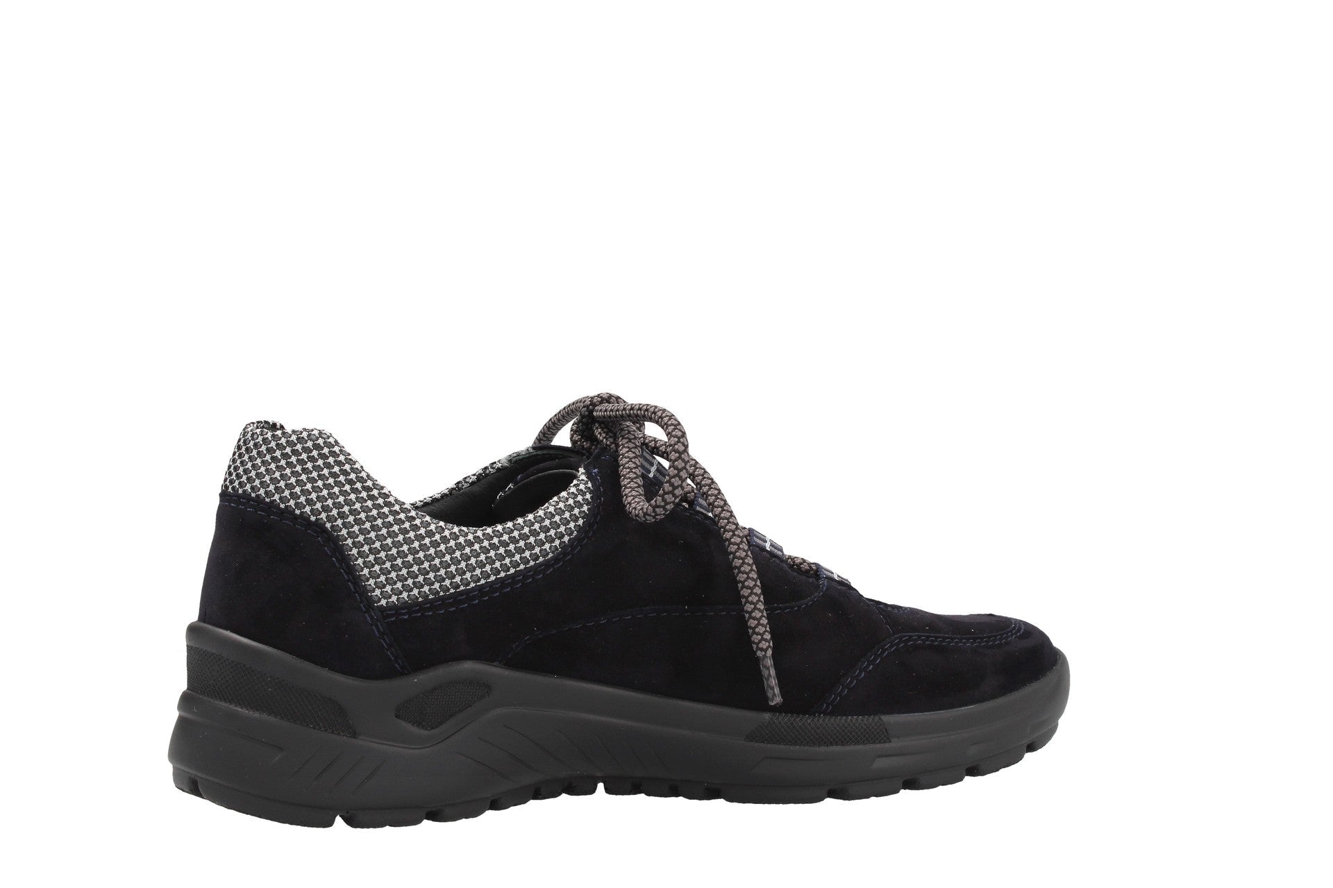 Wanda – midnightblue/grau – Schnürschuh – W1015