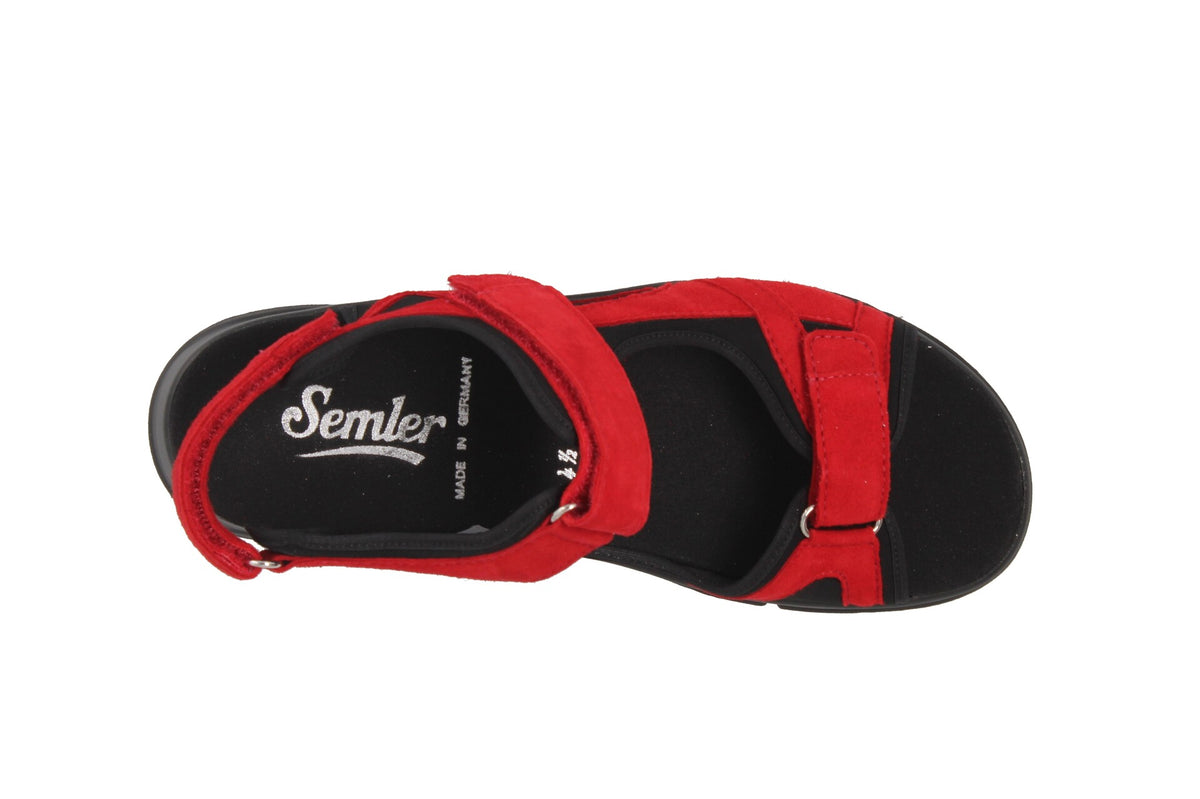 Wiebke – fire/schwarz – Sandalette – W3165