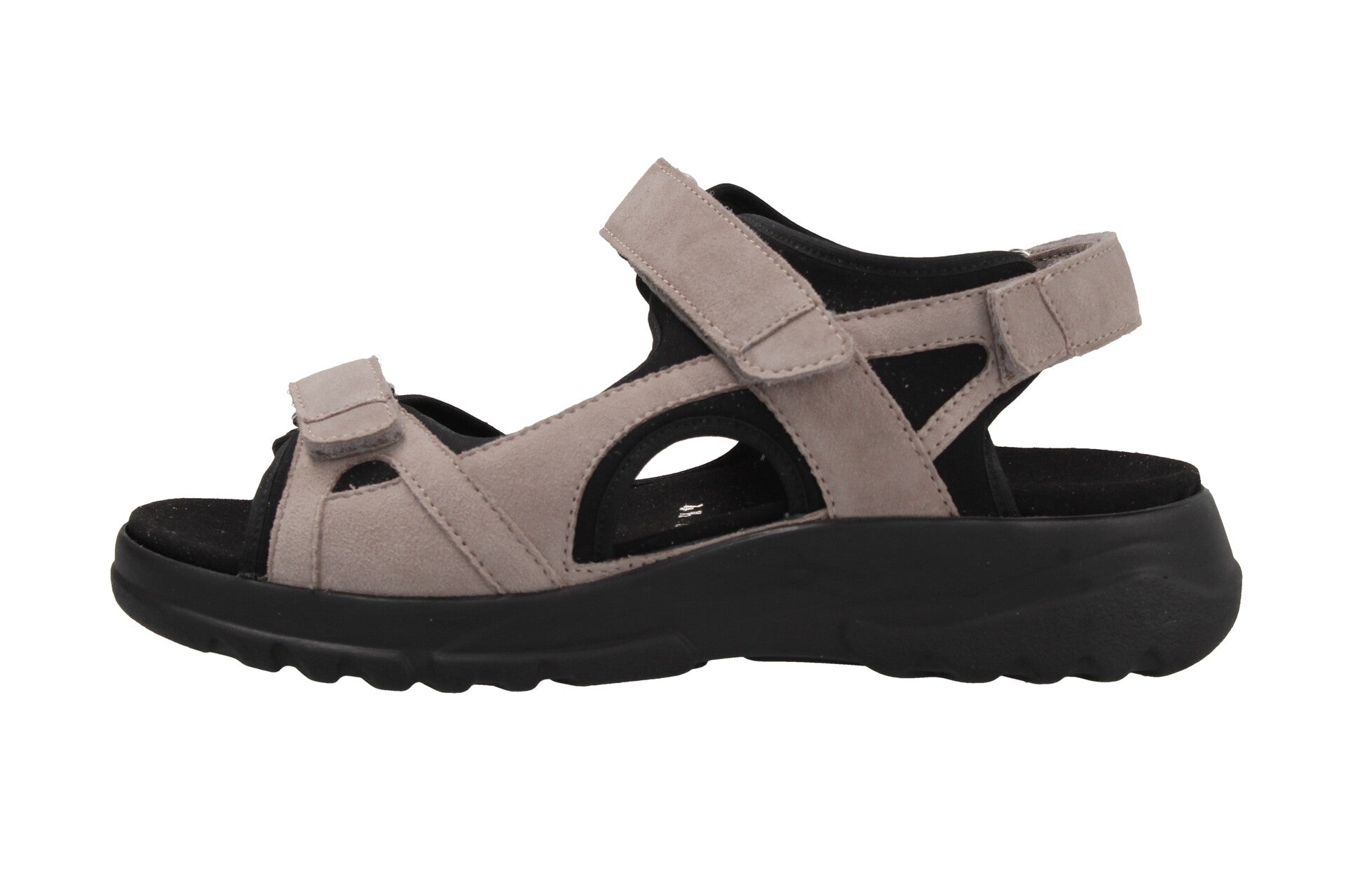 Wiebke – panna/schwarz – Sandalette – W3165