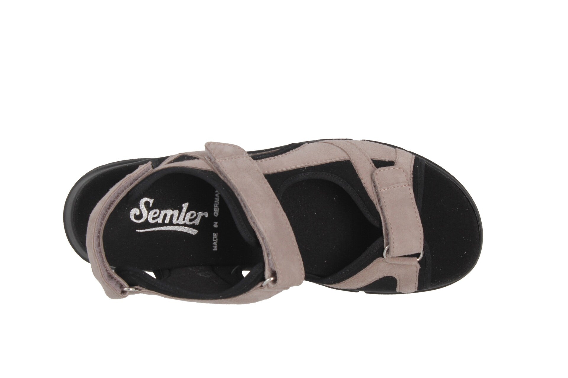Wiebke – panna/schwarz – Sandalette – W3165
