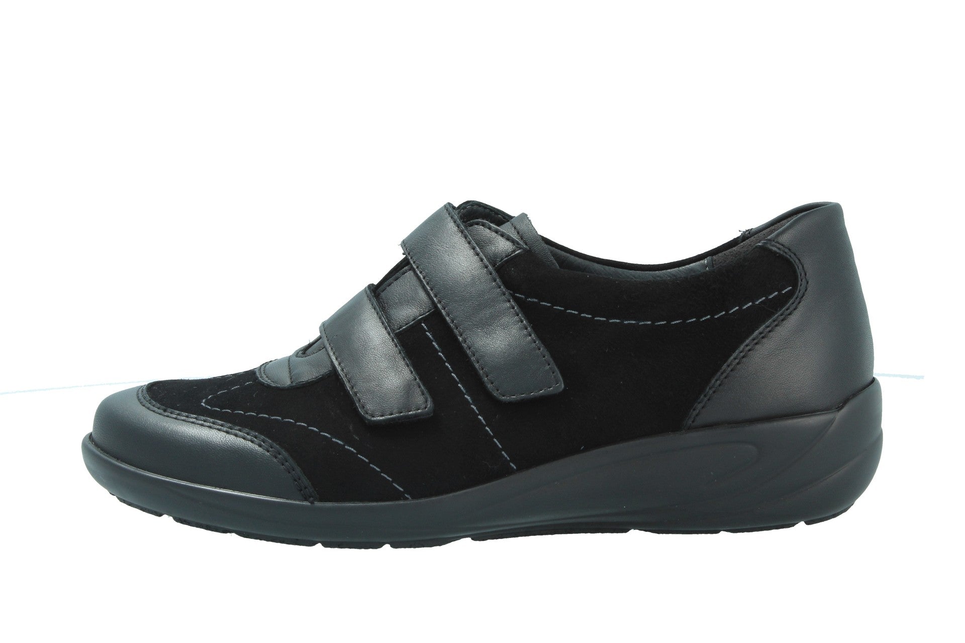 Birgit – noir – chaussure velcro