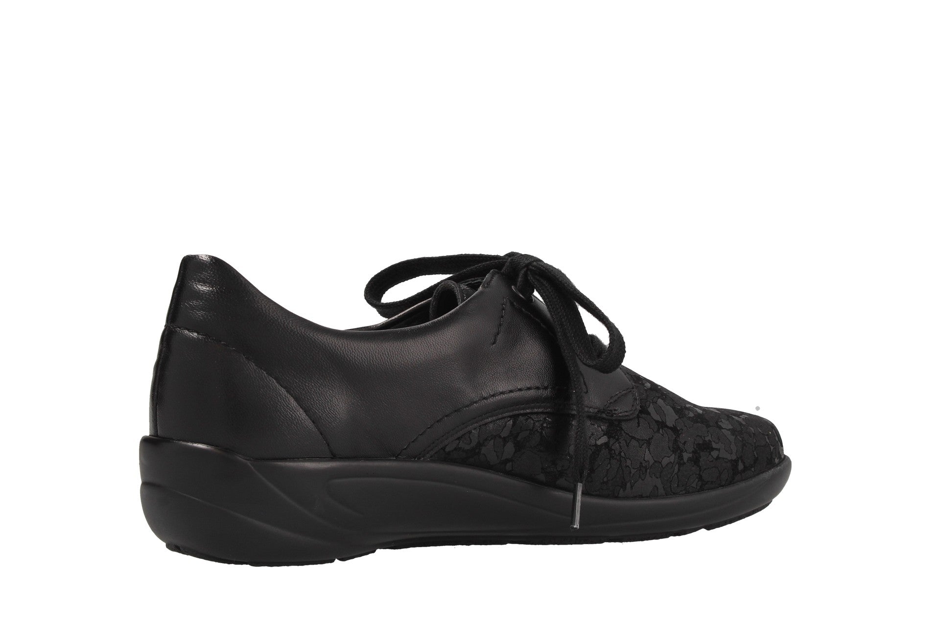 Birgit – schwarz – Schnürschuh