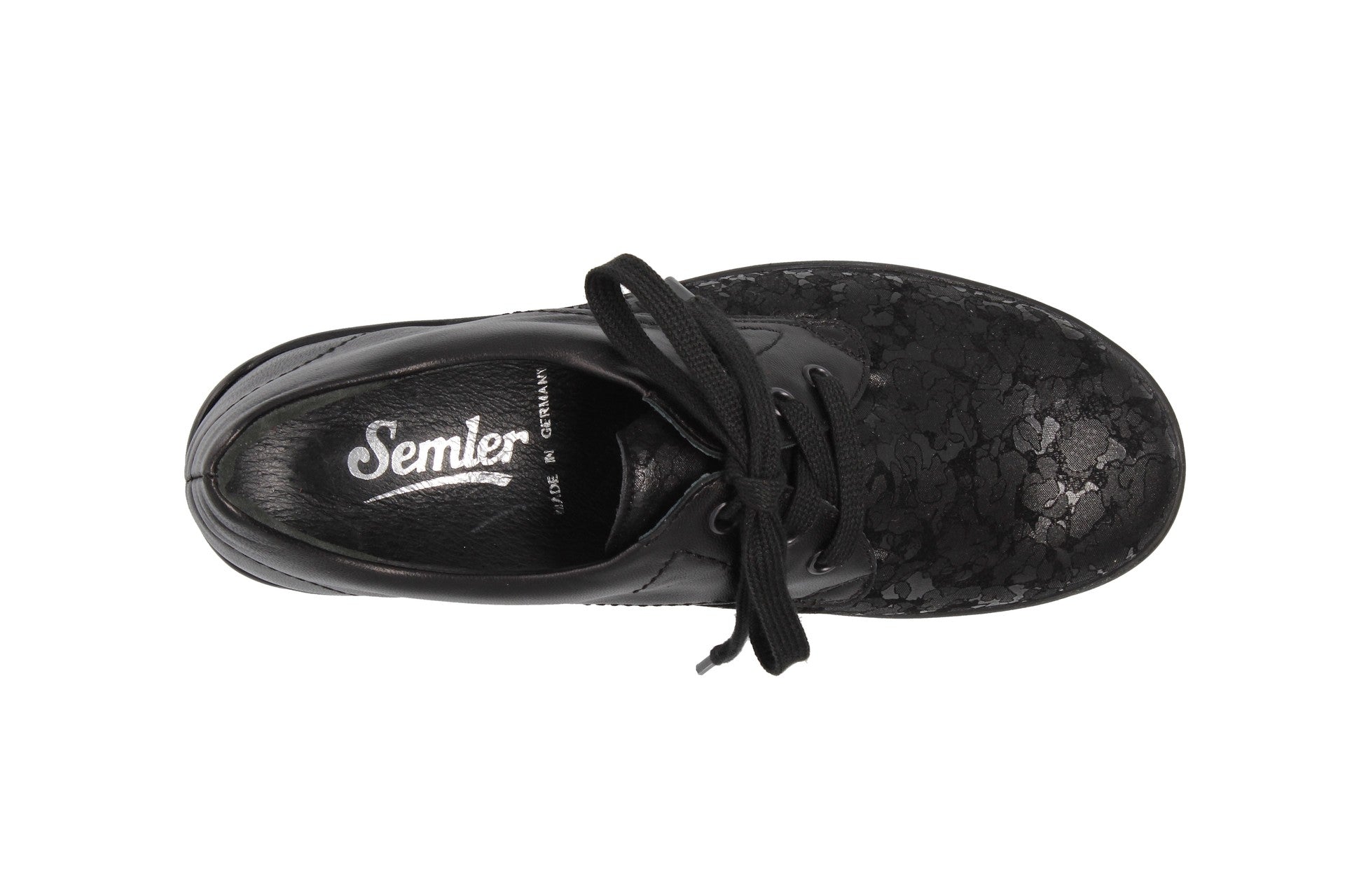 Birgit – black – lace-up shoe