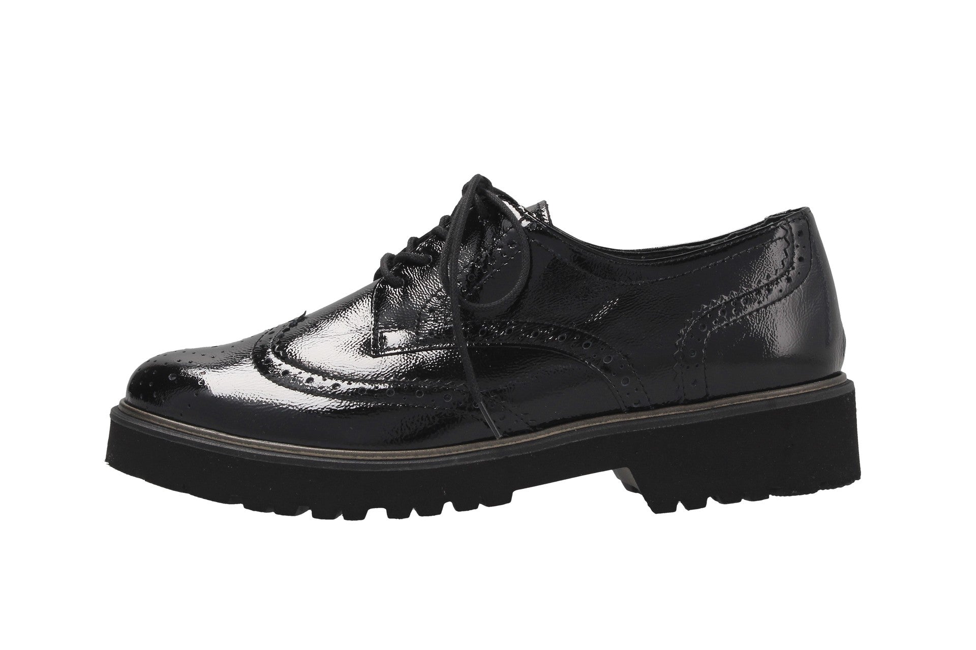 Elena – noir – chaussure à lacets