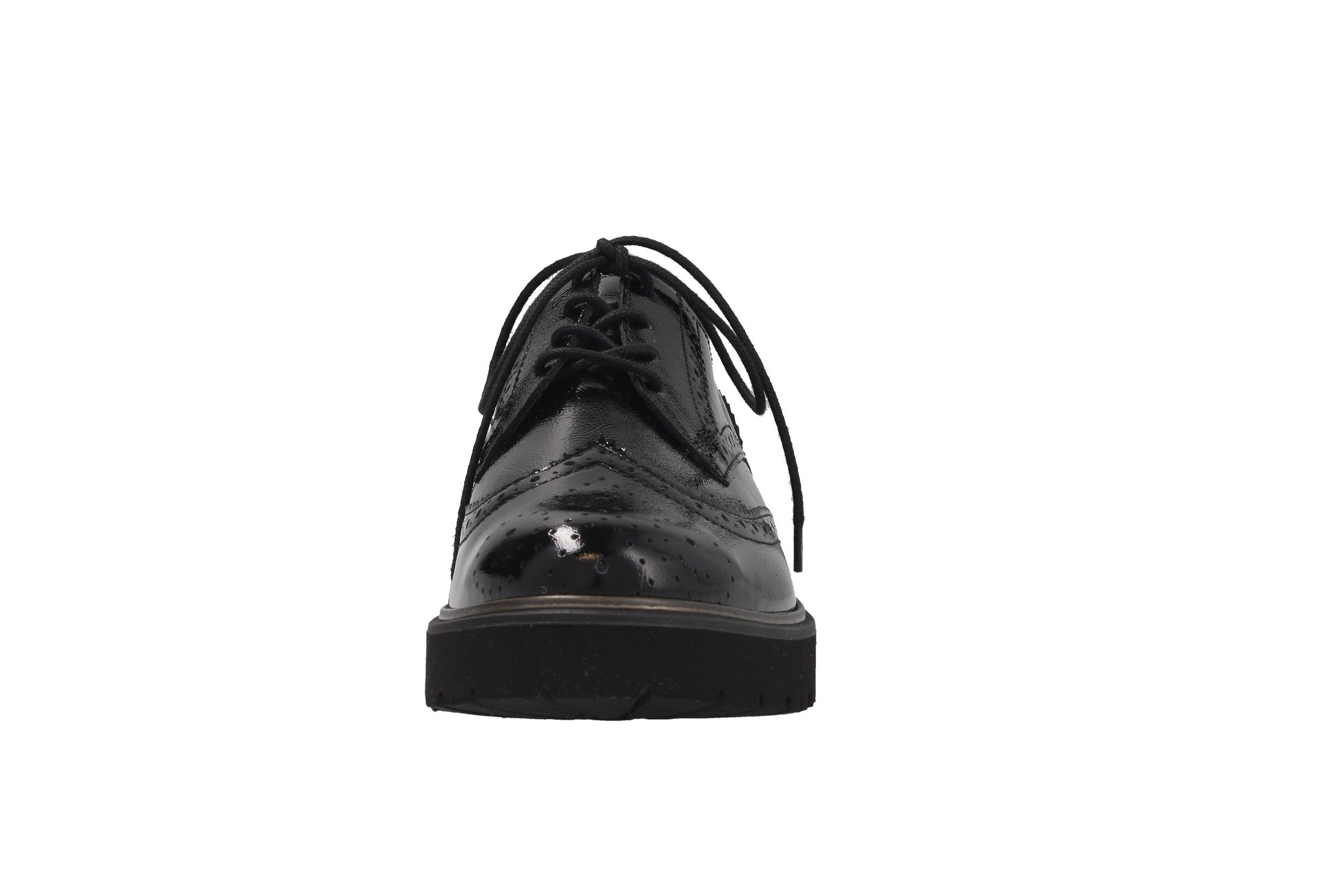 Elena – black – lace-up shoe