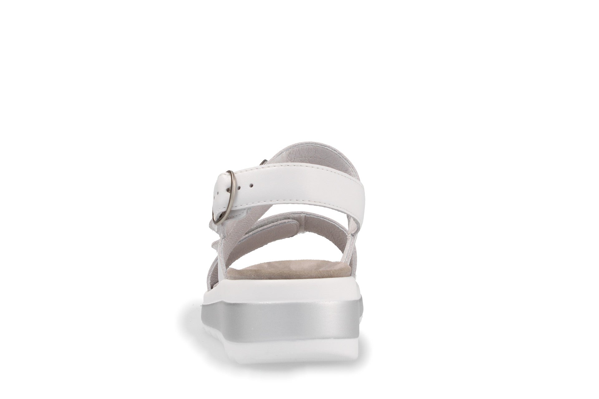 Hanna – white/silver – sandals