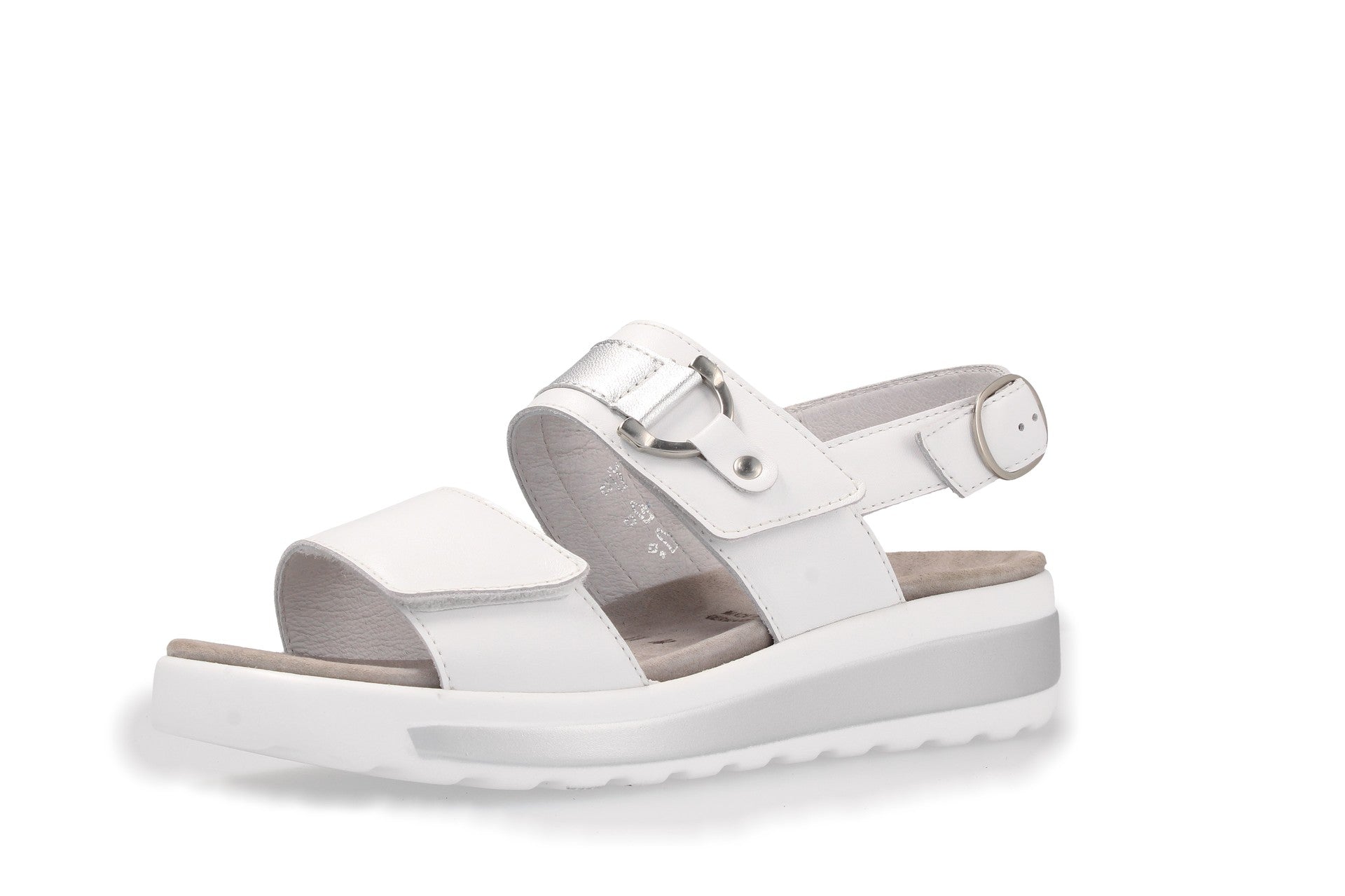 Hanna – white/silver – sandals