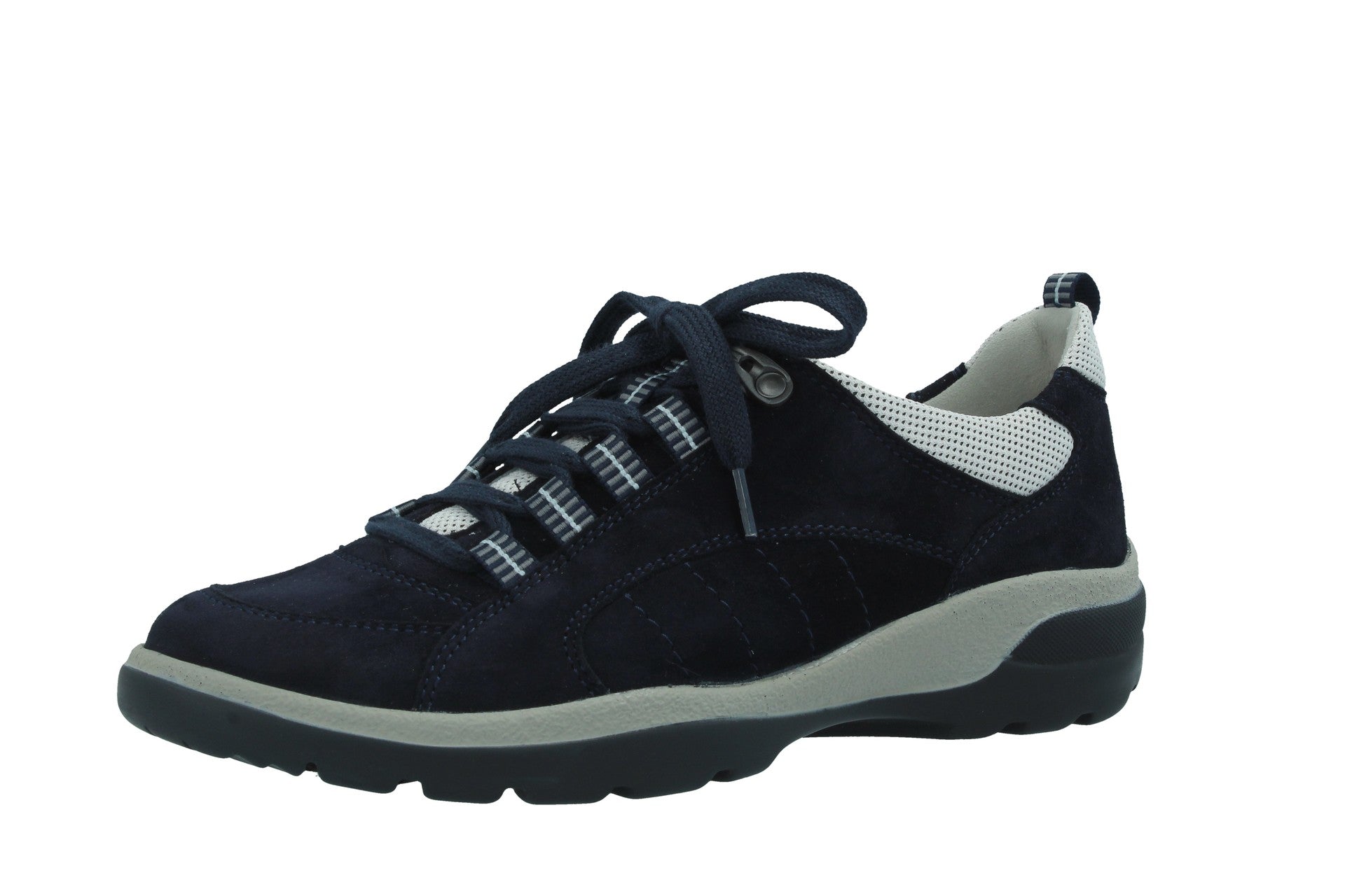Julia – midnightblue/beige – Schnürschuh