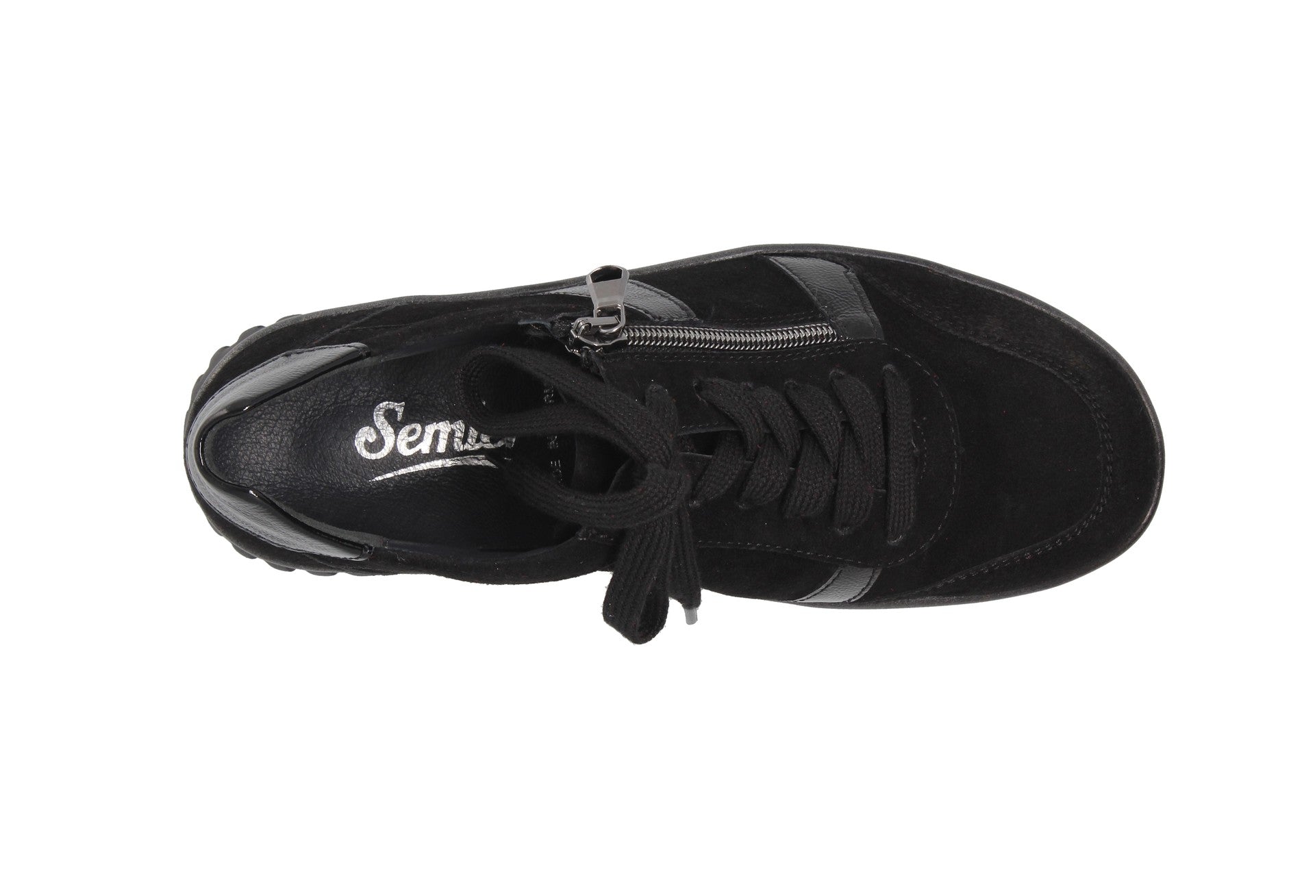 Lena – black – lace-up shoe