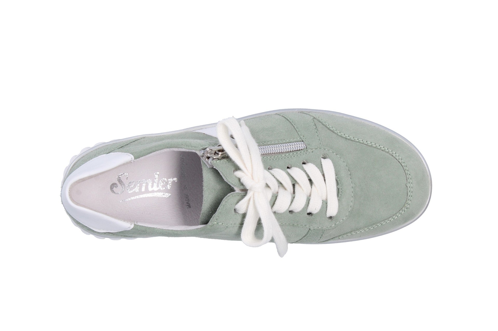Lena – menthe/blanc – chaussure à lacets