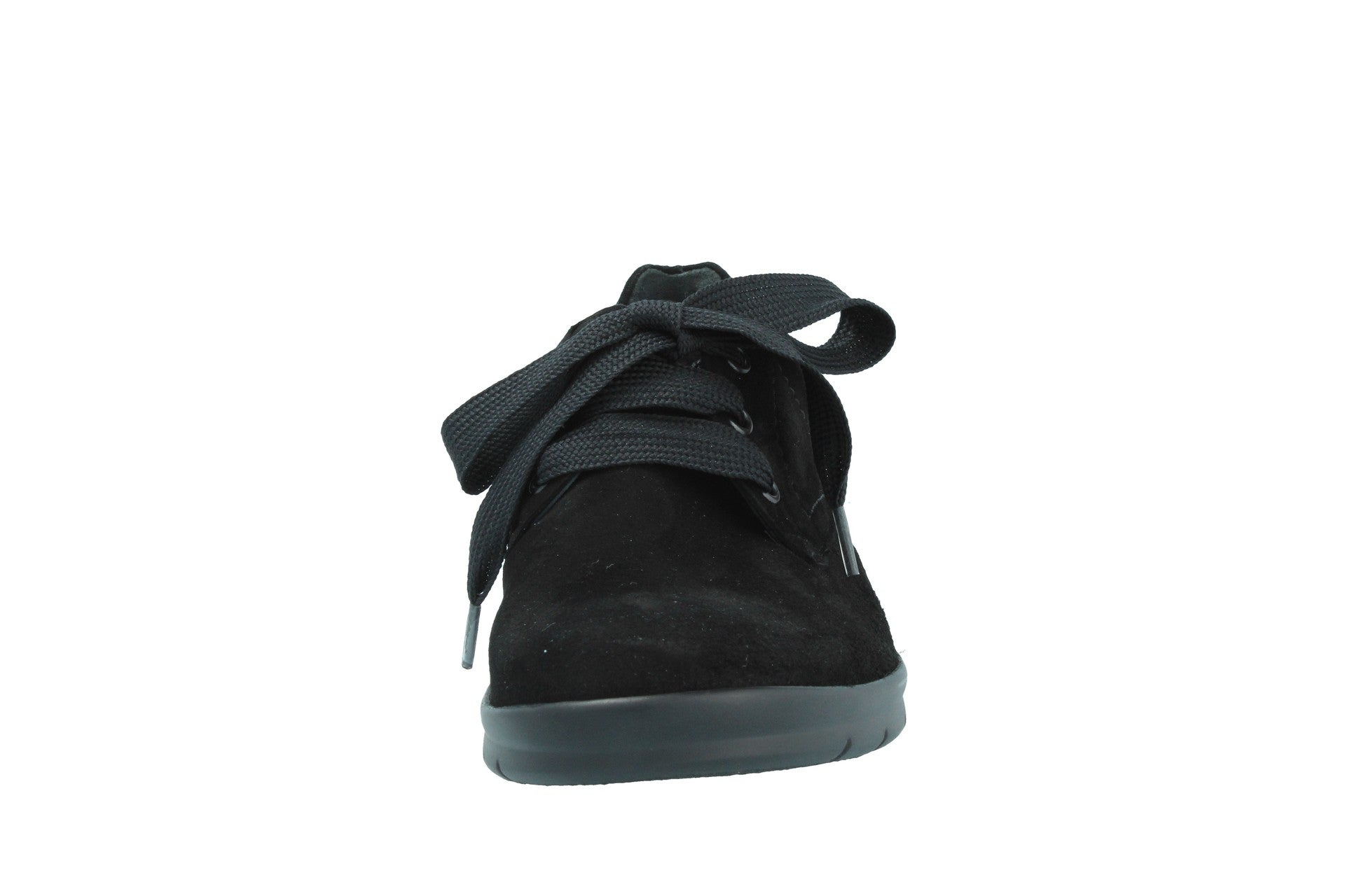 Xenia – black – lace-up shoe
